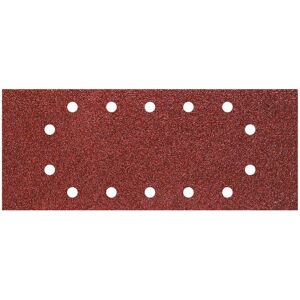 Wolfcraft 1986200 - Sanding Sheets with 14 Holes - 115x280mm - Corundum Grit Wolfcraft 1986200 - Sanding Sheets with 14 Holes - 115x280mm - Corundum Grit
