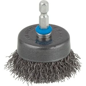 Wolfcraft Steel Cup Brush - 50mm - Rust Removal & Cleaning Wolfcraft Steel Cup Brush - 50mm - Rust Removal & Cleaning