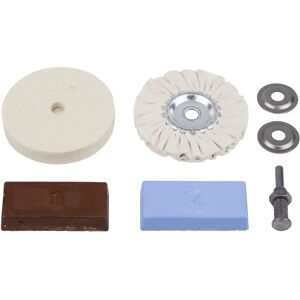 Wolfcraft Hobby Polishing Set 7 Piece - Polisher Buffing Wheel Hand Tool Wolfcraft Hobby Polishing Set 7 Piece - Polisher Buffing Wheel Hand Tool