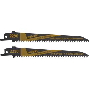 Wolfcraft 2290000 Reciprocating Saw Blade - 150mm, 2 Units Wolfcraft 2290000 Reciprocating Saw Blade - 150mm, 2 Units