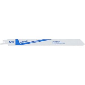 Lame de scie alternative Wolfcraft - 2 pièces, 230mm - Métal, Coupes fines Lame de scie alternative Wolfcraft - 2 pièces, 230mm - Métal, Coupes fines