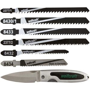Wolfcraft 11-delige zaagbladenset voor decoupeerzaag - Hout, Metaal, Kunststof Wolfcraft 11-delige zaagbladenset voor decoupeerzaag - Hout, Metaal, Kunststof