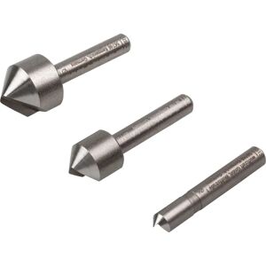 Wolfcraft 2504000 Countersink drill bit set - 3 Sizes - Silver Wolfcraft 2504000 Countersink drill bit set - 3 Sizes - Silver