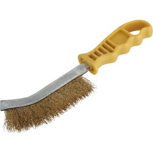 Wolfcraft Model 2716000 Brass Brush - Metal Surface Cleaner Wolfcraft Model 2716000 Brass Brush - Metal Surface Cleaner