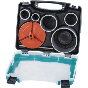 Wolfcraft Model 3464000 Conduit Hole Saw Set - 7-Piece Drill Accessories Wolfcraft Model 3464000 Conduit Hole Saw Set - 7-Piece Drill Accessories