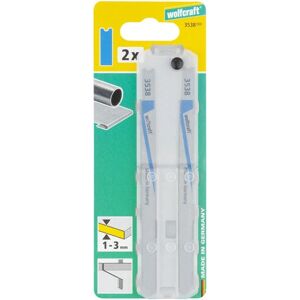 Wolfcraft U-Shank HSS Jigsaw Blade - High-Speed Steel - 2 pcs Wolfcraft U-Shank HSS Jigsaw Blade - High-Speed Steel - 2 pcs