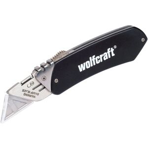 Couteau de loisir en aluminium Wolfcraft 4124000 - Lame de sécurité Couteau de loisir en aluminium Wolfcraft 4124000 - Lame de sécurité