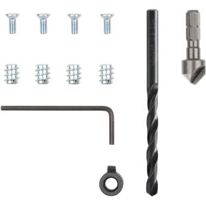 Kit de réparation Wolfcraft pour charnières à tasse - 11 pcs Kit de réparation Wolfcraft pour charnières à tasse - 11 pcs