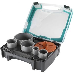 Wolfcraft Drill Bit Set - Wall & Tile 7 pcs - Ø 33-103mm Wolfcraft Drill Bit Set - Wall & Tile 7 pcs - Ø 33-103mm