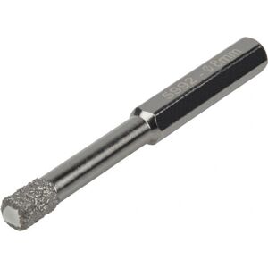 Wolfcraft - Diamond drill bit - 6mm, 40mm depth - Drill bit for tile, granite, porcelain Wolfcraft - Diamond drill bit - 6mm, 40mm depth - Drill bit for tile, granite, porcelain