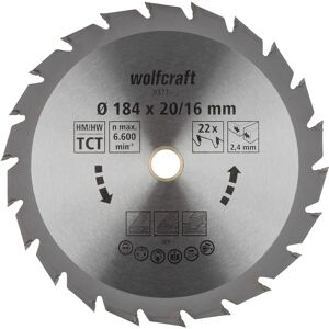 Wolfcraft 6373000 Disque de Scie Circulaire en Carbure - Coupes Semi-Fines - Publicité Wolfcraft 6373000 Disque de Scie Circulaire en Carbure - Coupes Semi-Fines - Publicité