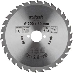 Lame de scie circulaire Wolfcraft 6379000 - Carbure 30 dents pour bois - Publicité Lame de scie circulaire Wolfcraft 6379000 - Carbure 30 dents pour bois - Publicité