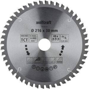 Wolfcraft Modelo CT 48D Disco de Sierra 216mm Wolfcraft Modelo CT 48D Disco de Sierra 216mm