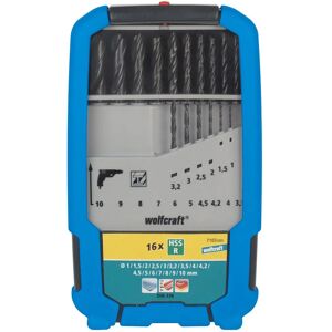 Wolfcraft 7103000 - Metal Drill Bit Set - 16 Pieces Wolfcraft 7103000 - Metal Drill Bit Set - 16 Pieces