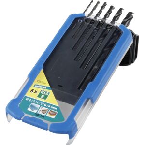 Wolfcraft Set 6 Metal Drill Bits - Durable High-Speed Steel Wolfcraft Set 6 Metal Drill Bits - Durable High-Speed Steel