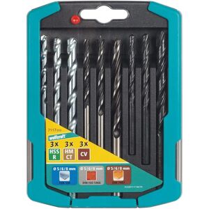 Wolfcraft 7117000 Drill Set - Multi-Size Metal, Wood & Stone Wolfcraft 7117000 Drill Set - Multi-Size Metal, Wood & Stone