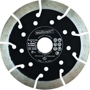 Wolfcraft Model 8373000 - Diamond Cutting Disc for Universal Use - 125mm Wolfcraft Model 8373000 - Diamond Cutting Disc for Universal Use - 125mm