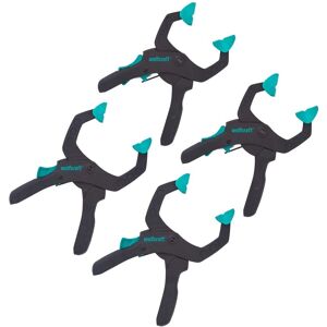 Wolfcraft Ratchet Clamp Set - 40/60mm - Hobby & Trade Wolfcraft Ratchet Clamp Set - 40/60mm - Hobby & Trade