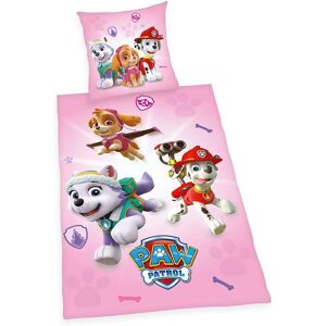 Ensemble de Literie Enfants Paw Patrol Herding - Reversible Rose - Publicité Ensemble de Literie Enfants Paw Patrol Herding - Reversible Rose - Publicité