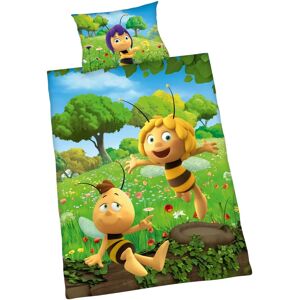 Herding Kinderbeddengoed Biene Maja, 100x135 + 40x60 cm, omkeerbaar, Renforcé, geel Herding Kinderbeddengoed Biene Maja, 100x135 + 40x60 cm, omkeerbaar, Renforcé, geel