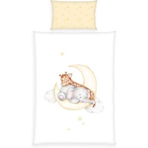 BABY BEST Schlafendes kleiner Bär Baumwoll-Flanell Wendebettwäsche BABY BEST Schlafendes kleiner Bär Baumwoll-Flanell Wendebettwäsche