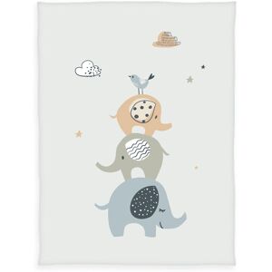 HERDING Elephants fleecefilt - 75 x 100 cm HERDING Elephants fleecefilt - 75 x 100 cm