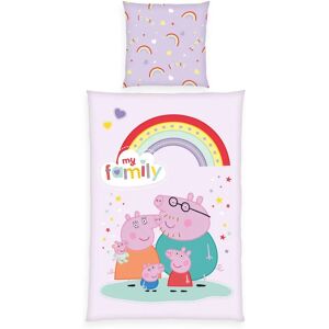 Herding Peppa Pig Bedding - 135x200cm, Cotton Herding Peppa Pig Bedding - 135x200cm, Cotton