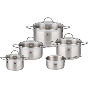 ELO Stainless Steel Cookware Set - 5 Pieces - Induction Compatible ELO Stainless Steel Cookware Set - 5 Pieces - Induction Compatible