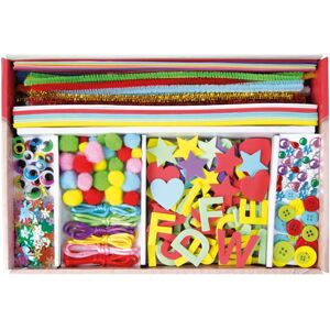 Lena SM42714 Kit Creativo - 400 Pezzi per Bambini 5+ Lena SM42714 Kit Creativo - 400 Pezzi per Bambini 5+