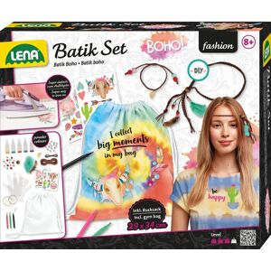 LENA Batik Boho Set - Kreativ-Leinen-Rucksack für Kinder LENA Batik Boho Set - Kreativ-Leinen-Rucksack für Kinder