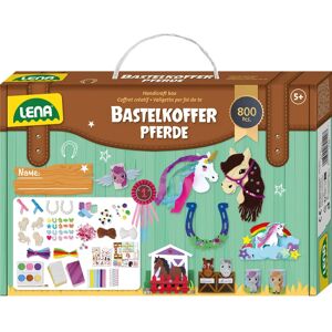 Lena 42669 Bastelkoffer Pferde, Premium - Bunt, Kreativsets, Kinder Lena 42669 Bastelkoffer Pferde, Premium - Bunt, Kreativsets, Kinder