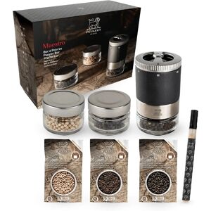 Coffret moulin à poivre Peugeot Maestro u'Select - Réglable, France - Publicité Coffret moulin à poivre Peugeot Maestro u'Select - Réglable, France - Publicité