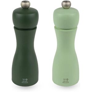 Ensemble de moulins à sel et poivre Peugeot Tahiti - 15cm, Vert - Publicité Ensemble de moulins à sel et poivre Peugeot Tahiti - 15cm, Vert - Publicité