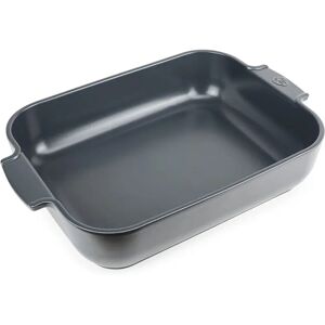 Peugeot Stoneware Rectangular Roaster - 40cm, Slate Grey Peugeot Stoneware Rectangular Roaster - 40cm, Slate Grey