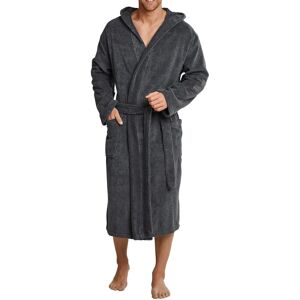 Roupão com Capuz para Homens SCHIESSER - Algodão, Cinza, M Roupão com Capuz para Homens SCHIESSER - Algodão, Cinza, M