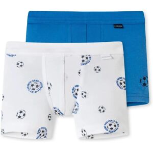 Barnbarns shorts i ekologisk bomull - 2-pack - Blå/Vit - Shorts Barnbarns shorts i ekologisk bomull - 2-pack - Blå/Vit - Shorts