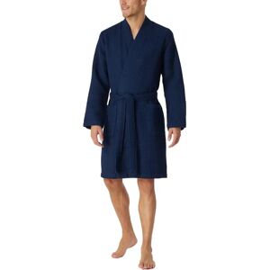 Schiesser biologisch katoenen waffle piqué kimono badjas - M Schiesser biologisch katoenen waffle piqué kimono badjas - M