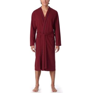 Schiesser Bordeaux Bio-Baumwolle Kimono-Bademantel - L Schiesser Bordeaux Bio-Baumwolle Kimono-Bademantel - L