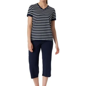 SCHIESSER Casual Essentials Nachthemd-Set - Schlafanzug mit Streifen SCHIESSER Casual Essentials Nachthemd-Set - Schlafanzug mit Streifen