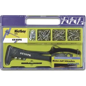 Gesipa - Rivet Tool Set with Accessories - Blind Rivet Gun for Hard-to-Reach Areas Gesipa - Rivet Tool Set with Accessories - Blind Rivet Gun for Hard-to-Reach Areas