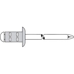 Remache ciego PolyGrip Gesipa - Aluminio/Acero 4x13mm, 500 unidades Remache ciego PolyGrip Gesipa - Aluminio/Acero 4x13mm, 500 unidades
