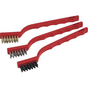 Ensemble de brosses métalliques en laiton acier nylon - Set de brosses - Publicité Ensemble de brosses métalliques en laiton acier nylon - Set de brosses - Publicité