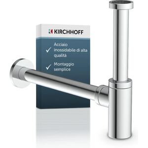 KIRCHHOFF Siphon Model - Durable Chrome Sink Trap KIRCHHOFF Siphon Model - Durable Chrome Sink Trap