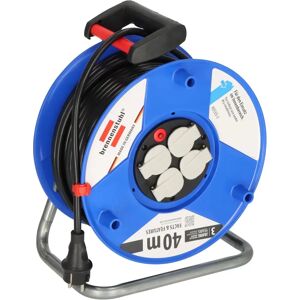 Brennenstuhl Zwarte 40m Kabelhaspel - Binnen/Buiten Brennenstuhl Zwarte 40m Kabelhaspel - Binnen/Buiten