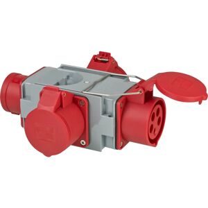 Brennenstuhl 1081640 Adaptador de Enchufe - Gris, Rojo Brennenstuhl 1081640 Adaptador de Enchufe - Gris, Rojo