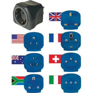 Brennenstuhl 1508160 Stekkeradapter Type C - Reisadapters Brennenstuhl 1508160 Stekkeradapter Type C - Reisadapters