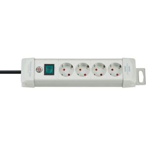 Brennenstuhl 1955540100 Overspanningsbeveiliging - 4 Stopcontacten - Grijs Brennenstuhl 1955540100 Overspanningsbeveiliging - 4 Stopcontacten - Grijs