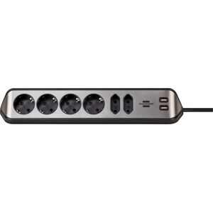Brennenstuhl 1153590610 Πρίζα επέκτασης - 6 πρίζες, 2m καλώδιο Brennenstuhl 1153590610 Πρίζα επέκτασης - 6 πρίζες, 2m καλώδιο