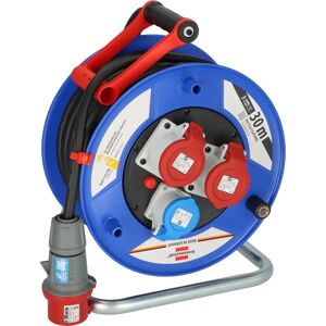 Brennenstuhl Power-Extension-Kabel - 30m, 3 Steckdosen - Außen Schwarz, Blau, Rot Brennenstuhl Power-Extension-Kabel - 30m, 3 Steckdosen - Außen Schwarz, Blau, Rot