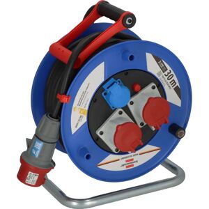 Brennenstuhl 1238010 Kabeltrommel 30 m IP44 Außen, Schwarz, Blau, Rot - Kraftverlängerung Brennenstuhl 1238010 Kabeltrommel 30 m IP44 Außen, Schwarz, Blau, Rot - Kraftverlängerung